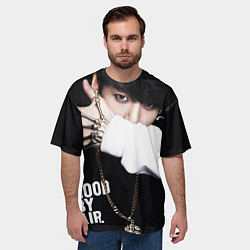 Футболка оверсайз мужская BTS: Hood by air, цвет: 3D-принт — фото 2