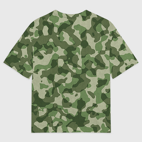 Мужская футболка оверсайз Хаки / 3D-принт – фото 2