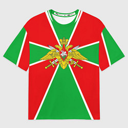 Футболка оверсайз мужская Флаг ПВ, цвет: 3D-принт