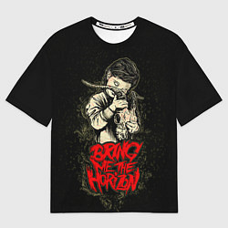 Футболка оверсайз мужская Bring Me The Horizon, цвет: 3D-принт