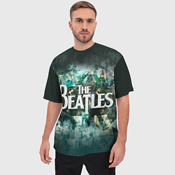 Футболка оверсайз мужская The Beatles Stories, цвет: 3D-принт — фото 2