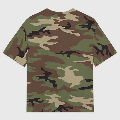 Мужская футболка оверсайз Униформа дембеля / 3D-принт – фото 2