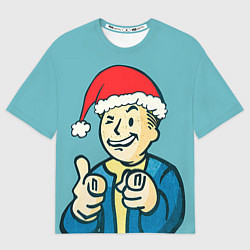 Мужская футболка оверсайз Fallout New Year