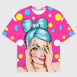 Футболка оверсайз мужская POP ART, цвет: 3D-принт