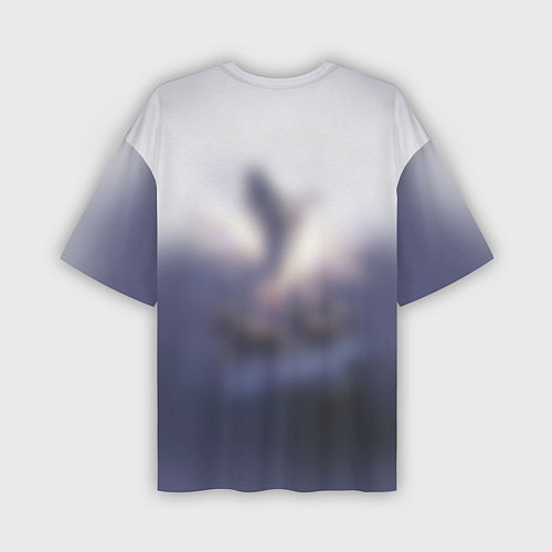 Мужская футболка оверсайз Небесные лошади / 3D-принт – фото 2