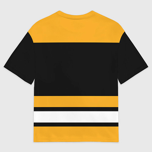 Мужская футболка оверсайз Boston Bruins / 3D-принт – фото 2