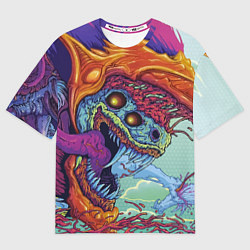 Футболка оверсайз мужская CS:GO Hyper Beast, цвет: 3D-принт