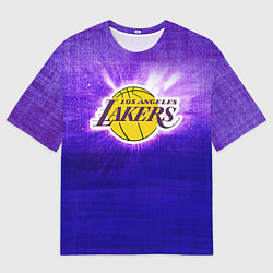 Мужская футболка оверсайз Los Angeles Lakers
