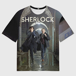 Футболка оверсайз мужская Sherlock Break, цвет: 3D-принт