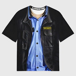 Футболка оверсайз мужская Форма SECURITY, цвет: 3D-принт