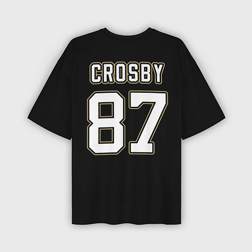 Мужская футболка оверсайз Pittsburgh Penguins: Crosby / 3D-принт – фото 2