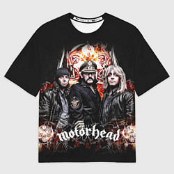 Футболка оверсайз мужская Motorhead Band, цвет: 3D-принт