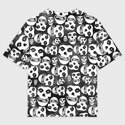 Мужская футболка оверсайз Misfits Pattern / 3D-принт – фото 2