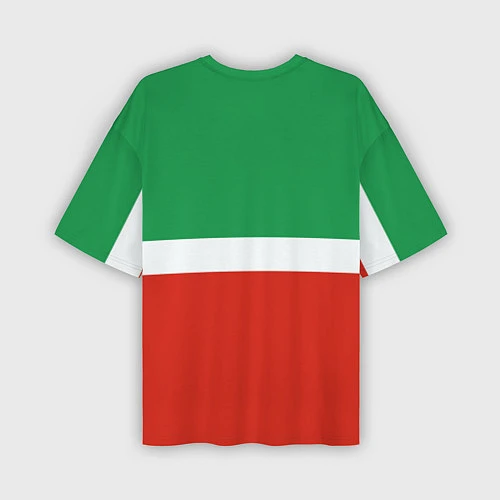 Мужская футболка оверсайз Татарстан: флаг / 3D-принт – фото 2