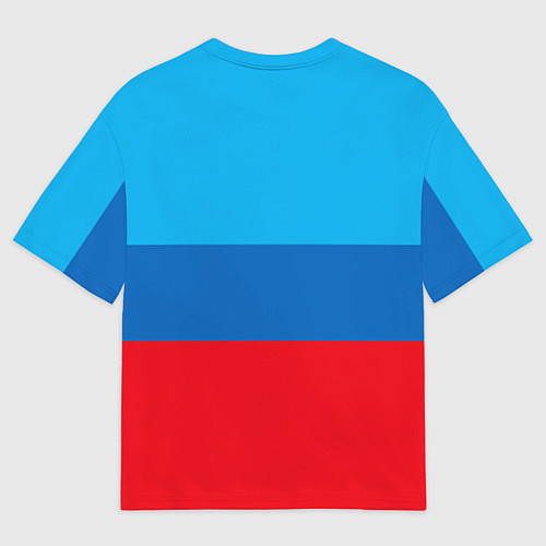 Мужская футболка оверсайз Луганская республика / 3D-принт – фото 2