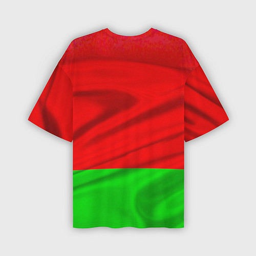 Мужская футболка оверсайз Беларусь - Александр Лукашенко / 3D-принт – фото 2
