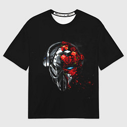 Футболка оверсайз мужская Pirate Station: Love, цвет: 3D-принт