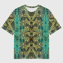 Футболка оверсайз мужская Крокодил, цвет: 3D-принт