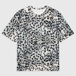 Футболка оверсайз мужская White Jaguar, цвет: 3D-принт