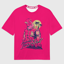 Футболка оверсайз мужская Hooking Over People?, цвет: 3D-принт