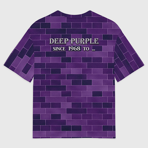 Мужская футболка оверсайз Deep Purple / 3D-принт – фото 2