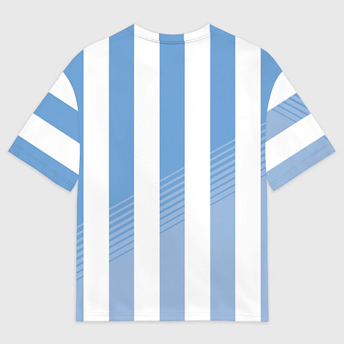 Мужская футболка оверсайз Сборная Аргентины: ЧМ-2018 / 3D-принт – фото 2