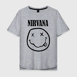 Мужская футболка оверсайз Nirvana