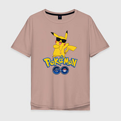 Мужская футболка оверсайз Pokemon GO