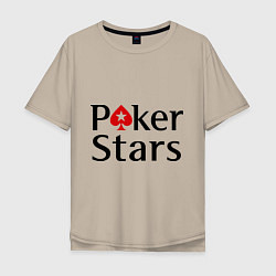 Мужская футболка оверсайз Poker Stars