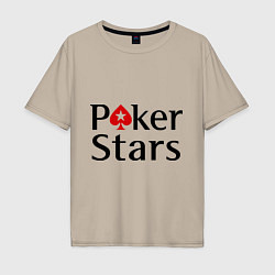 Мужская футболка оверсайз Poker Stars