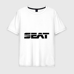 Мужская футболка оверсайз Seat