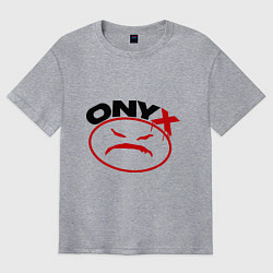 Футболка оверсайз мужская Onyx, цвет: меланж