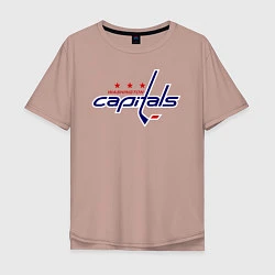 Мужская футболка оверсайз Washington Capitals