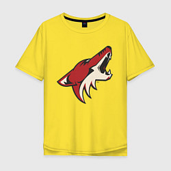 Футболка оверсайз мужская Phoenix Coyotes, цвет: желтый