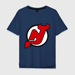 Мужская футболка оверсайз New Jersey Devils