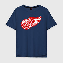 Мужская футболка оверсайз Detroit Red Wings