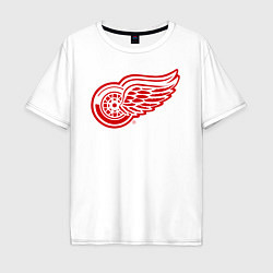 Мужская футболка оверсайз Detroit Red Wings