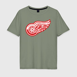 Мужская футболка оверсайз Detroit Red Wings