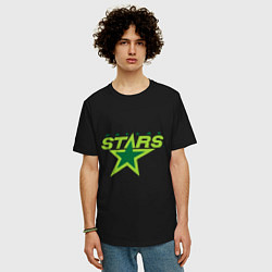 Футболка оверсайз мужская Dallas Stars, цвет: черный — фото 2
