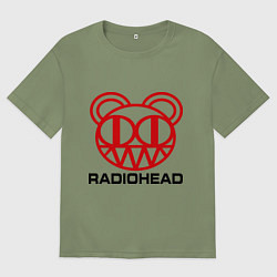 Мужская футболка оверсайз Radiohead