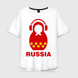 Мужская футболка оверсайз Russia dj