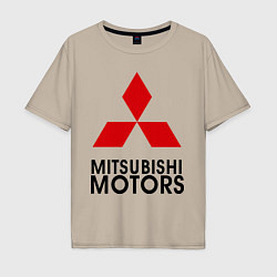 Мужская футболка оверсайз Mitsubishi