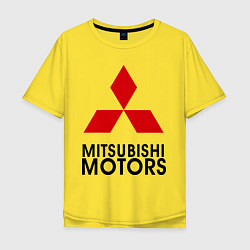Мужская футболка оверсайз Mitsubishi