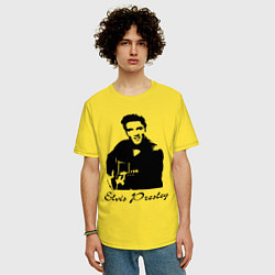 Футболка оверсайз мужская Elvis Presley, цвет: желтый — фото 2