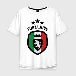 Футболка оверсайз мужская Forza Juventus, цвет: белый