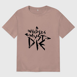 Мужская футболка оверсайз The Prodigy: Invaders Must Die