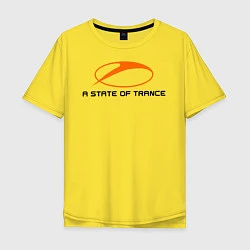 Футболка оверсайз мужская A State of Trance, цвет: желтый