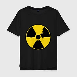 Мужская футболка оверсайз Радиоактивность