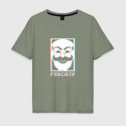Мужская футболка оверсайз F society