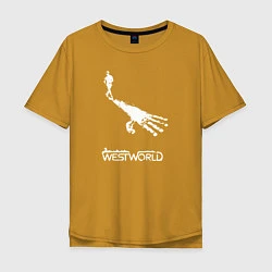 Мужская футболка оверсайз Westworld hand